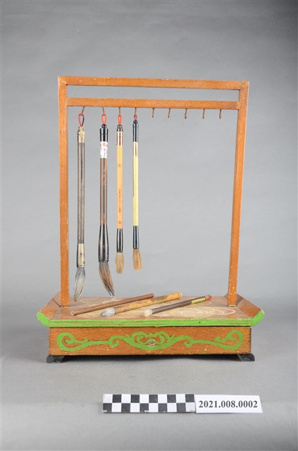 手作木製毛筆架 (共2張)