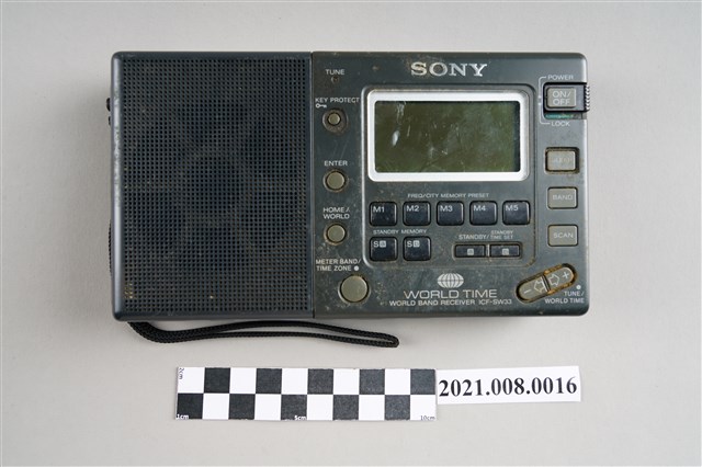 SONY “ICF-SW33”黑色收音機- 藏品資料- 國立臺灣歷史博物館典藏網