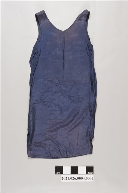 寶藍色絲質內襯衣 (共2張)