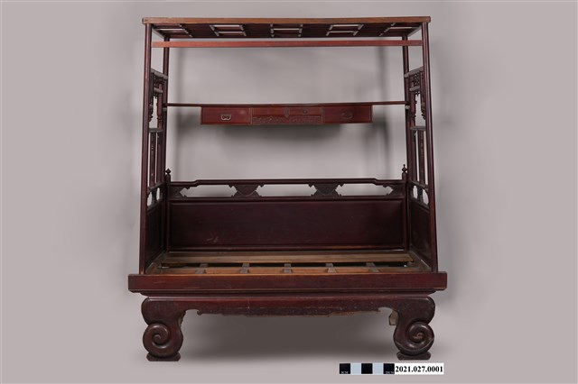 朱漆八腳紅眠床 (共21張)