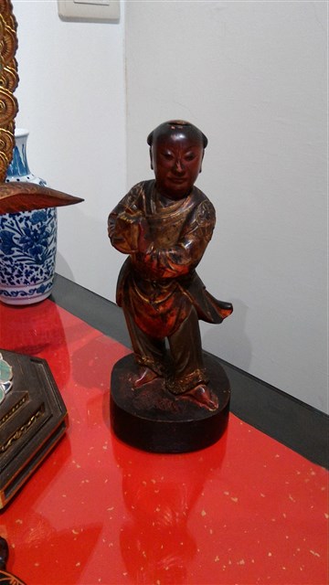 木雕漆線印童神像 (共10張)