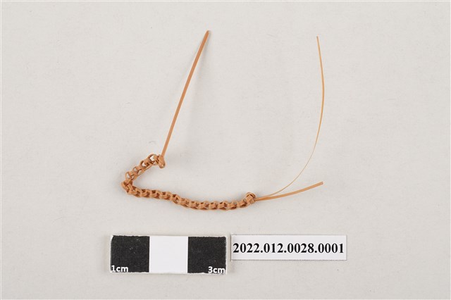 劉靜枝編製繩狀竹編半成品1 (共4張)