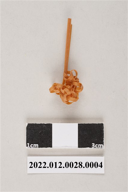 劉靜枝編製繩狀竹編半成品4 (共4張)