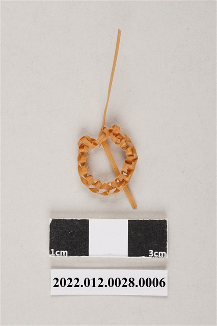 劉靜枝編製繩狀竹編半成品6 (共4張)