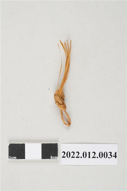 劉靜枝編製竹篾編織結 (共4張)