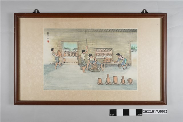 黃金田繪《手拉胚》 (共3張)