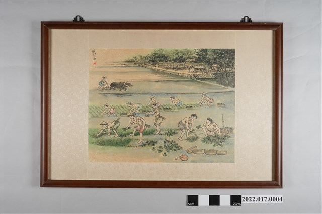 黃金田繪《農耕夏耘》 (共3張)