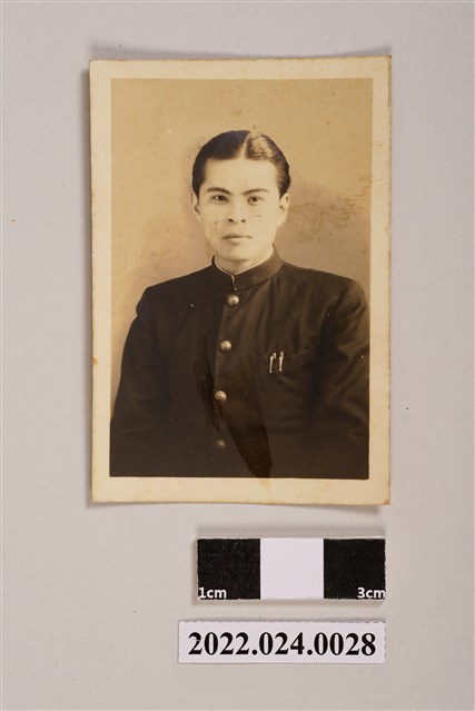 張子敬半身黑白照片 (共2張)