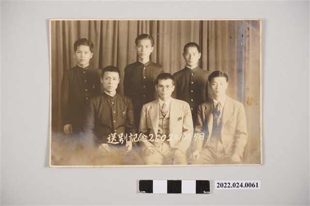 送別紀念合照黑白照片 (共2張)