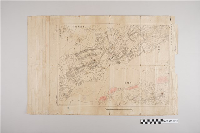 臺南製糖株式會社製大正六年一月調查〈宜蘭廳管內連絡庄圖(四千八百分之一)〉系列圖 (共2張)
