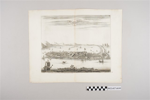 Arnoldus Montanus繪製《臺灣島上的城市和城堡》 (共2張)