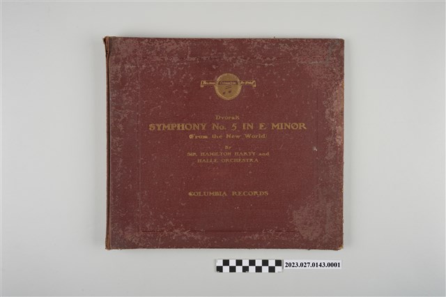 古倫美亞《德弗札克第五號交響樂》蟲膠套裝唱片封套冊 (共5張)