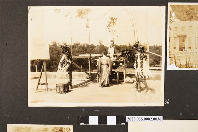 昭和9年3月8日於本館屋頂進行上樑儀式 (共1張)