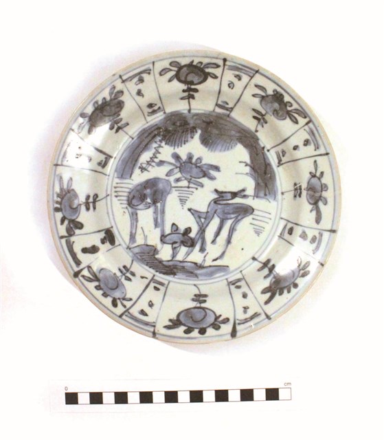 青花開光鹿紋盤 (共8張)