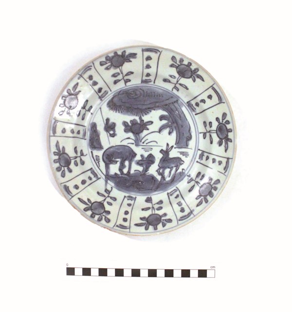 青花開光鹿紋盤 (共8張)