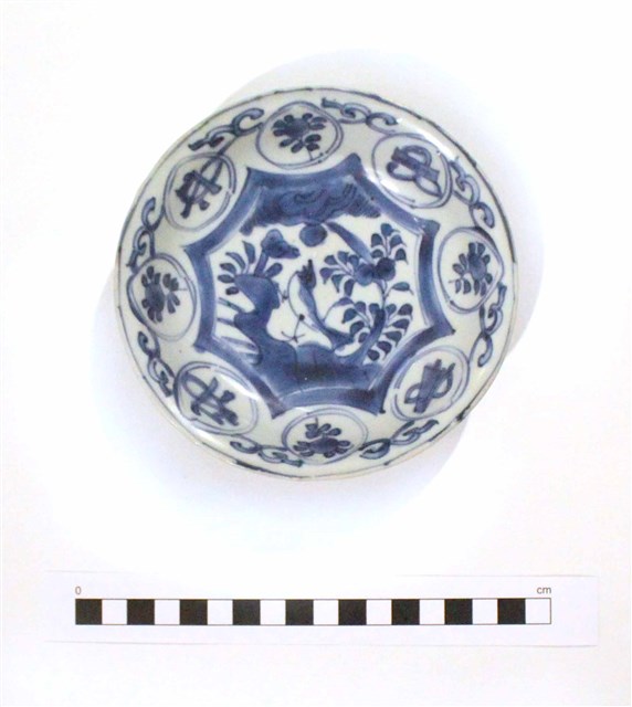 青花開光花鳥紋盤 (共8張)