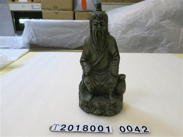 錫製姜太公釣魚像 (共1張)