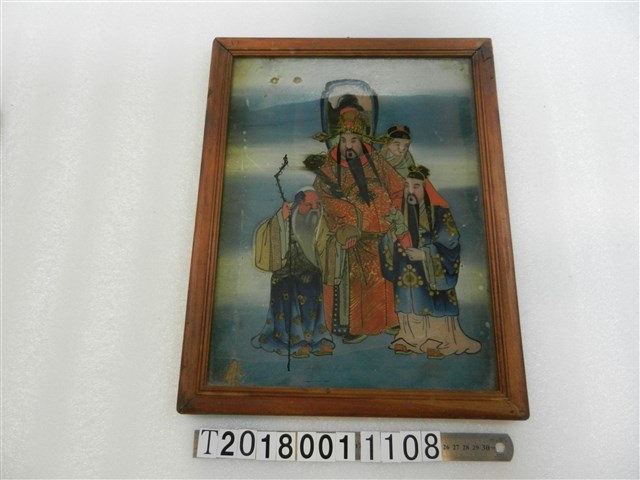 福祿壽玻璃畫 (共1張)