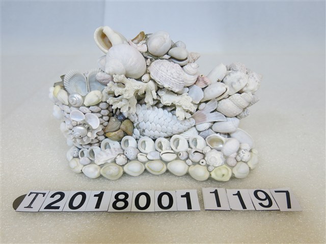 海洋造型貝殼拼貼擺飾品 (共1張)