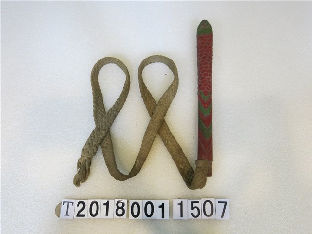 木製帶繩版印工具 (共1張)