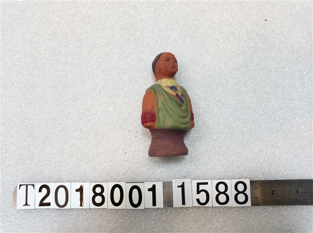 陶製泰雅族人偶 (共1張)