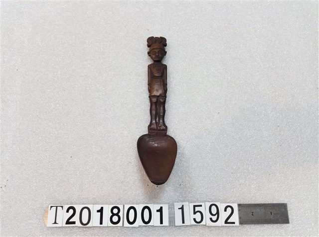 木雕原住民造型湯匙 (共1張)