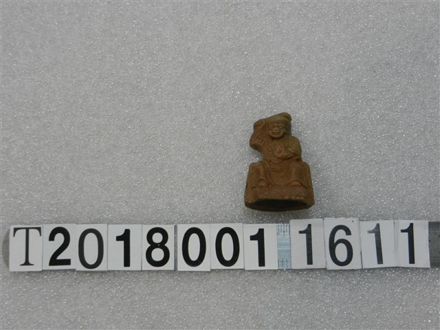 木製手持棒神像 (共1張)