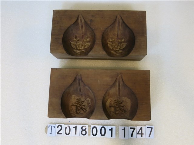 壽桃造型糕餅模具 (共1張)