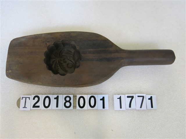 椰子樹造型糕餅握柄模具 (共1張)