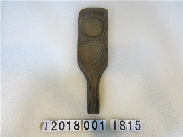 花紋糕餅握柄模具 (共1張)