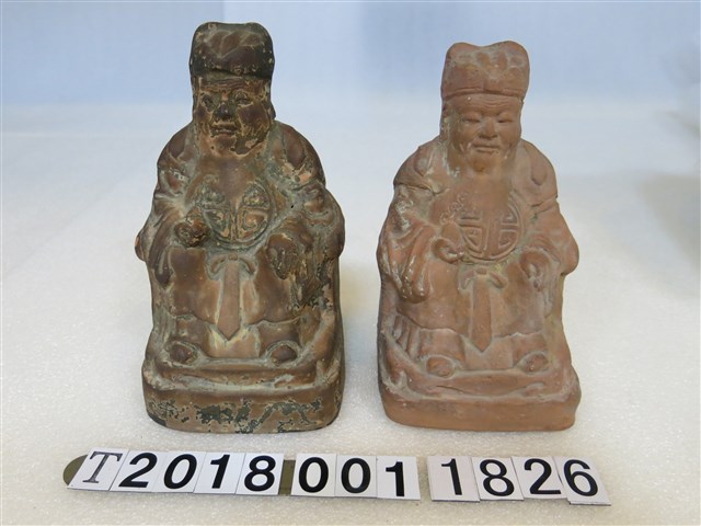 磚燒土地公神像 (共2張)