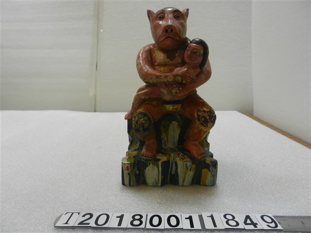 木雕天蓬元帥豬哥神像 (共1張)