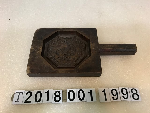 人物騎馬執旗糕餅握柄模具 (共2張)