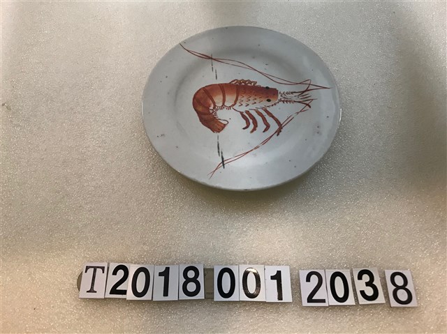 龍蝦紋橢圓淺盤(1) (共2張)