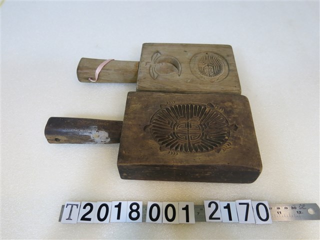 木製壽桃模具 (共2張)