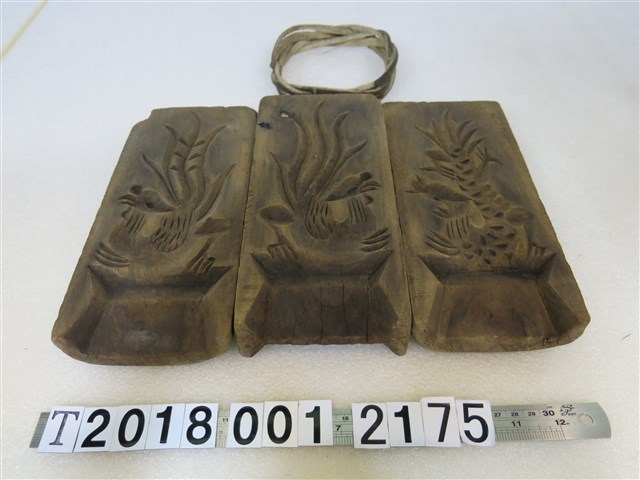 木製祥獸糕餅模具 (共1張)