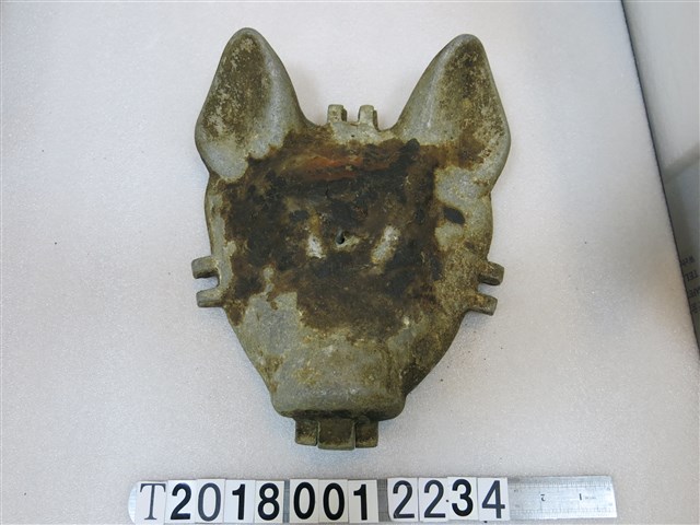 鋁製豬頭形糕餅模具 (共1張)