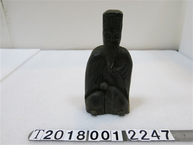 木雕平埔族土地公神像 (共1張)