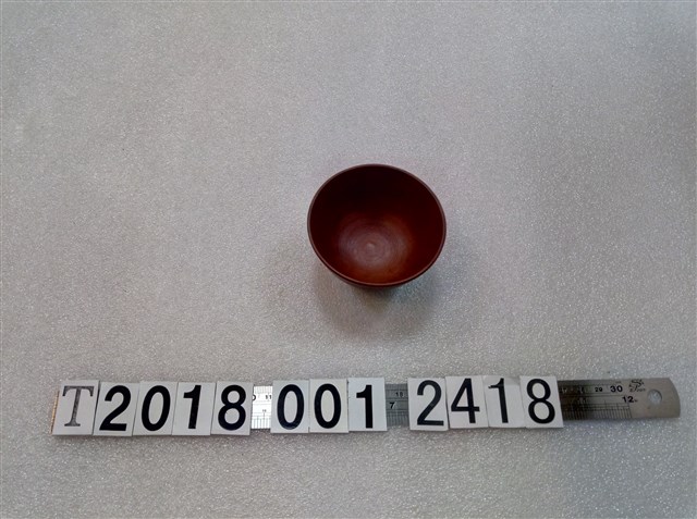 陶製南投燒素面茶杯 (共2張)