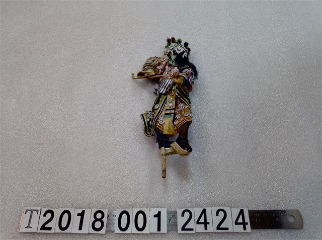 橘衣手持物藝閣紙泥塑人偶 (共1張)