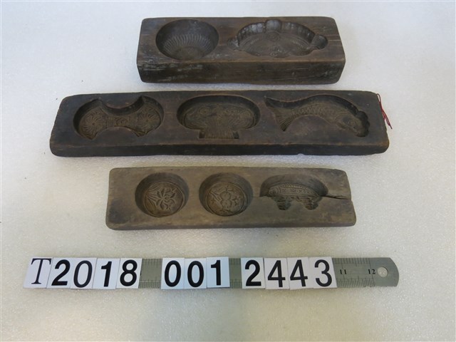 木製魚造型糕餅模具 (共1張)