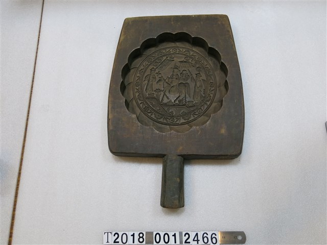 木製新順吉騎馬出巡樣式糕餅模具 (共1張)