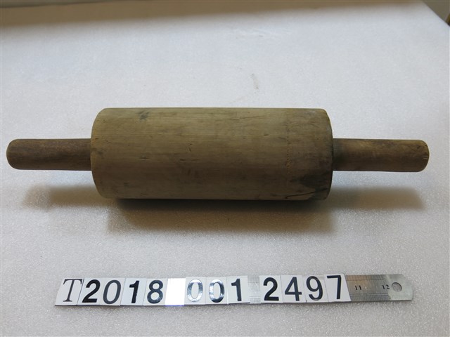 木製圓柱糕餅桿壓工具 (共1張)