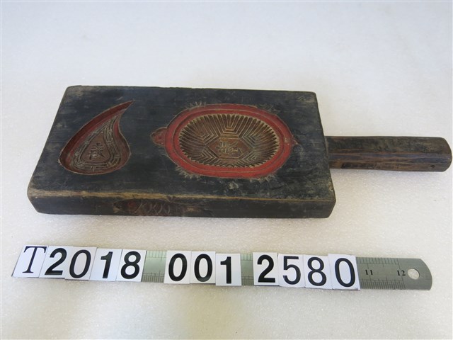 黑色壽龜壽桃糕餅模具 (共2張)