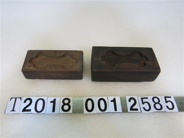 幾何圖形圖紋木製糕餅模具 (共1張)