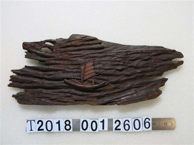 單桅舢舨船樣式掛飾 (共1張)