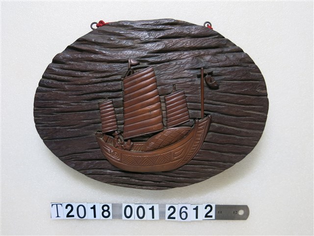 中式三桅帆船樣式掛飾 (共1張)