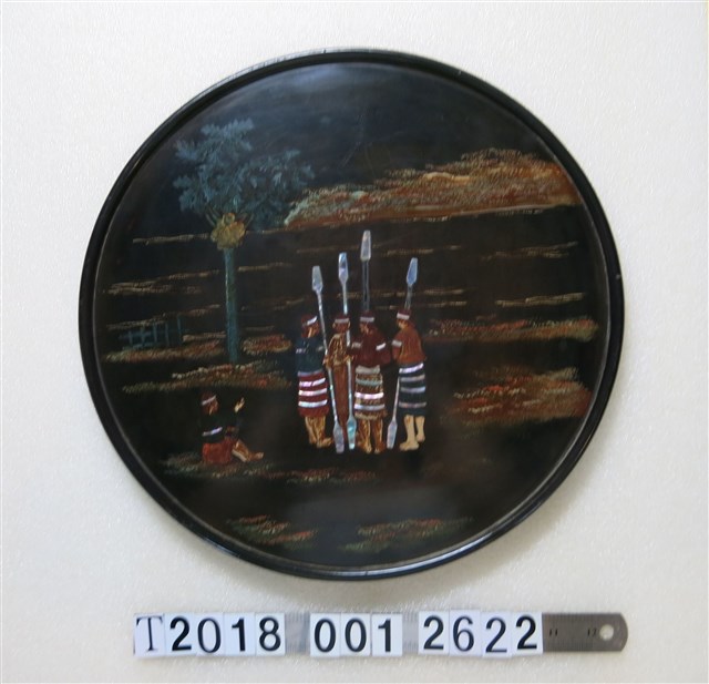 女子杵歌樣式掛飾 (共1張)