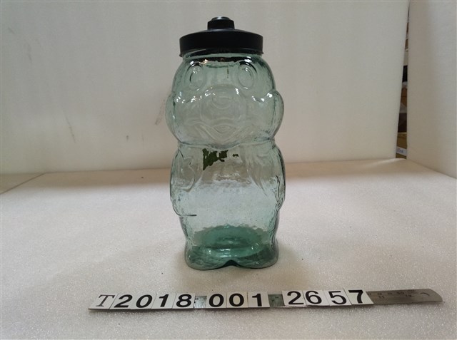 含蓋可愛大眼狗造型餅乾罐 (共1張)