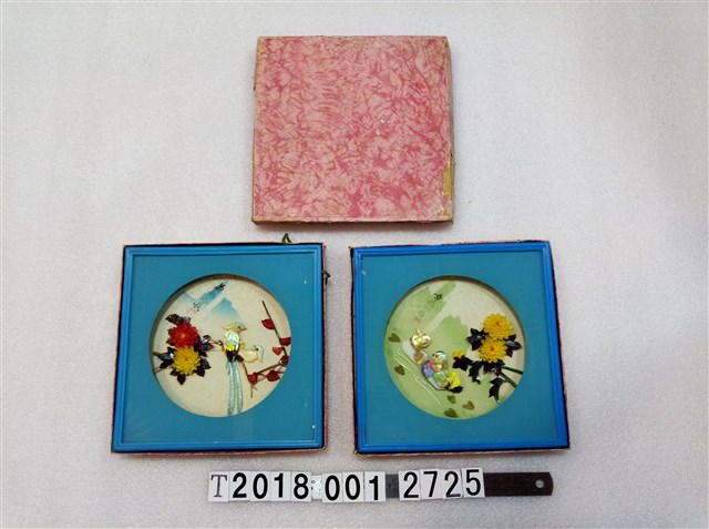 鴛鴦鳥造型吉祥話掛飾 (共1張)